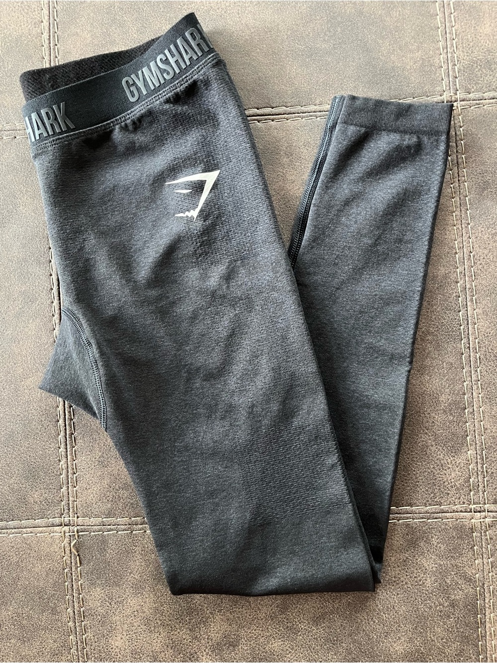 Gymshark Charcoal Black Seamless High-Rise Leggings